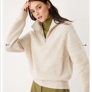 Half Zip Knit Sweater